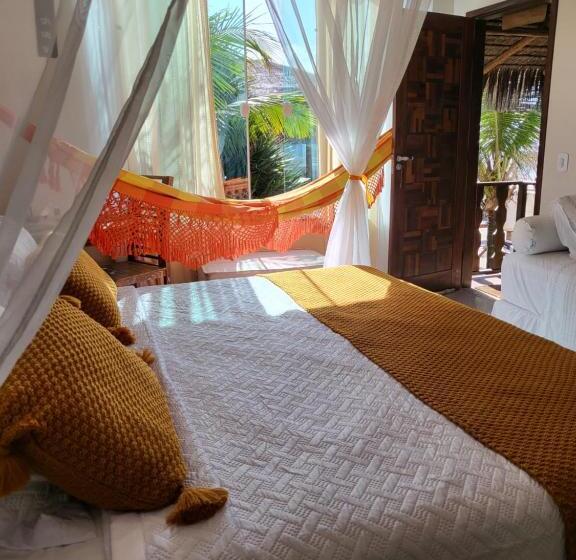 带大床的套房, Pousada Potigua