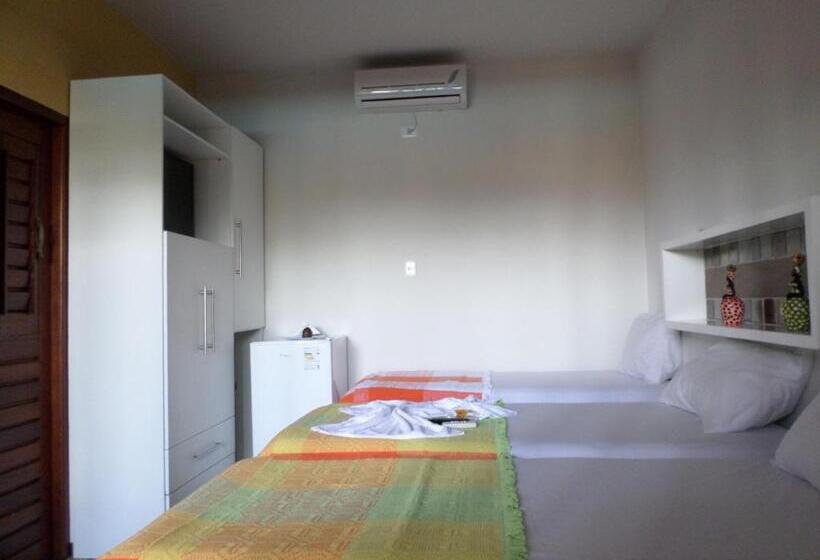 اتاق استاندارد چهارنفره با بالکن, Pousada Terra Garrida