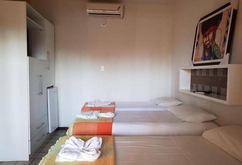 اتاق استاندارد چهارنفره با بالکن, Pousada Terra Garrida