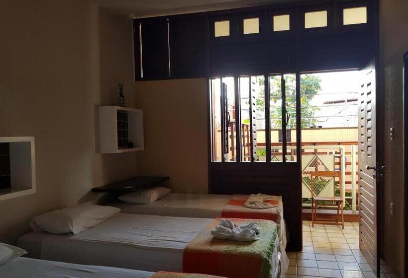 اتاق استاندارد چهارنفره با بالکن, Pousada Terra Garrida