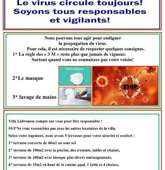 استودیو استاندارد با چشمانداز استخر, Villa Labrousse