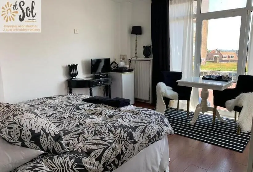 Standard-huone Parveke, El Sol Zandvoort 2