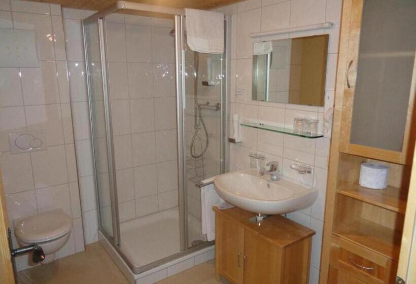 غرفة عائلية مطلّة علي الجبل, Naze`s Hus Mellau