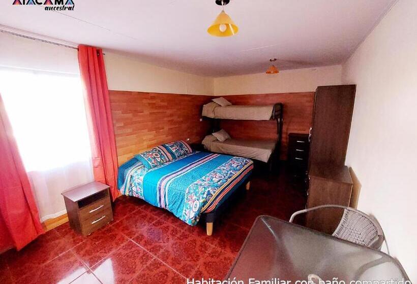 اتاق خانوادگی با سرویس بهداشتی مشترک, Hostal Atacama Ancestral