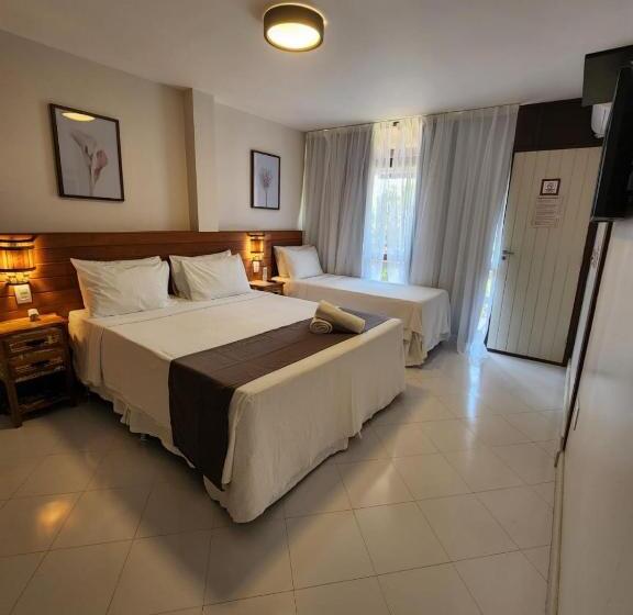 Трехместный Номер Стандарт Вид на Сад, Pousada Rubi