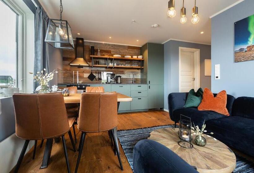 带1个卧室带观景的公寓, Tobiasbrygga