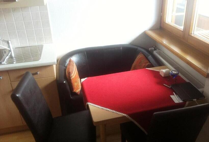 דירה בת חדר שינה 1 עם מרפסת, Gästehaus Trude Waltl