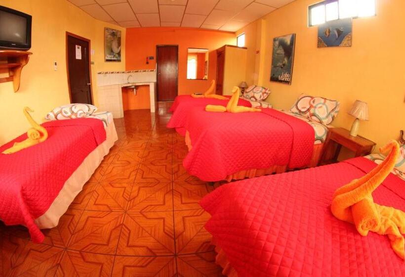 חדר סטנדרט לארבעה, Hospedaje Germania