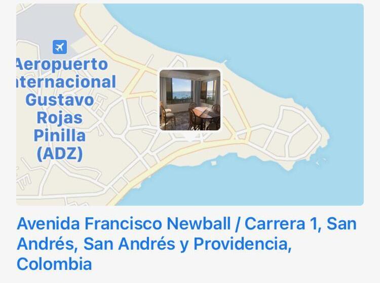 Апартаменты 1 Спальня Вид на Море, Hostal Casaluna San Andres