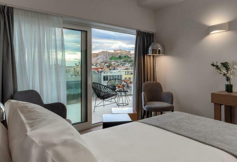 景色の見えるデラックスルーム, Elia Ermou Athens