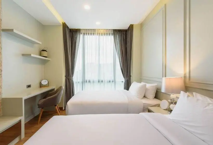سوییت با چشم‌انداز استخر, Parc Borough City Resort  Sha Extra Plus