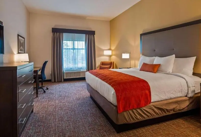 キングサイズベッドのスタンダードルーム, Best Western Plus Elizabethtown Inn & Suites