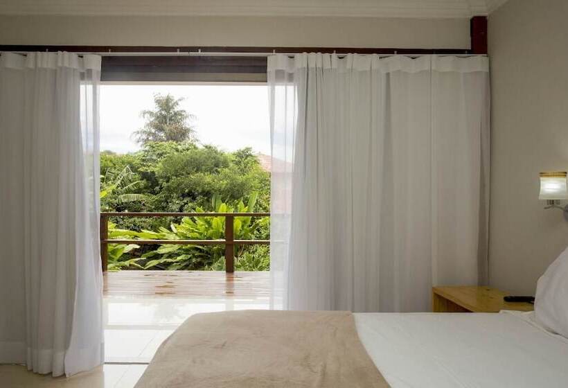 اتاق سه نفره دلوکس با چشم‌انداز باغ, Pousada Blue Ocean