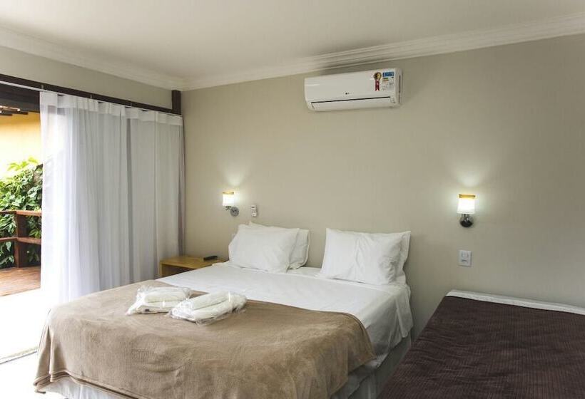 اتاق سه نفره دلوکس با چشم‌انداز باغ, Pousada Blue Ocean