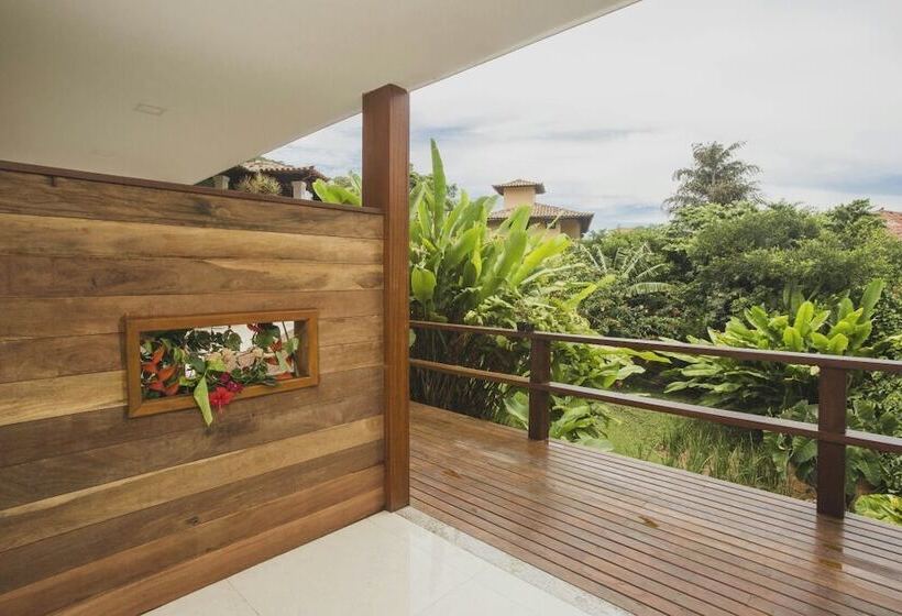 اتاق سه نفره دلوکس با چشم‌انداز باغ, Pousada Blue Ocean